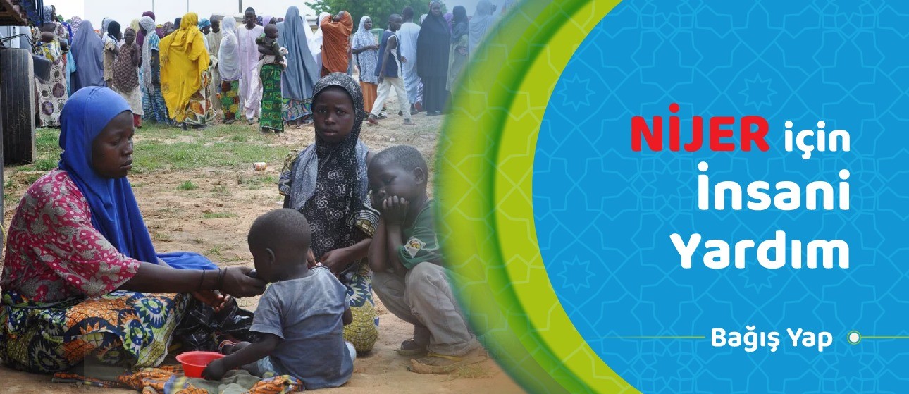 Nijer için İnsani Yardım slaydır